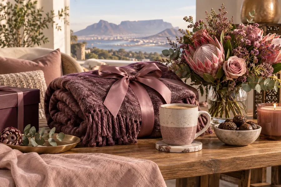 Illustrative Mother’s Day gifts and thoughtful sets arrangement